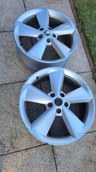 Prodám 2x kolo z lehké slitiny GOLUS 18" pro OCTAVIA III