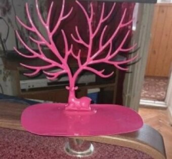 Nový stojan držák na šperky strom šperkovnice na náušnice