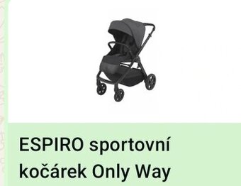 Kočárek Espiro Only Way Graphite