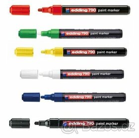 Nový Lakový popisovač Edding 790 sada 6 kusů