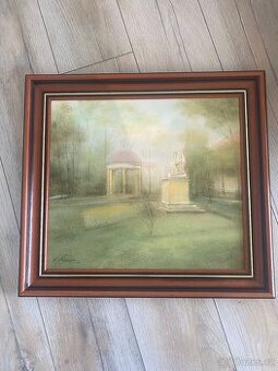 Obraz - Přelet klasicistní sochy