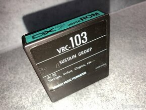 YAMAHA DX7 VOICE ROM VRC-103 SUSTAIN GROUP DATA CARTRIDGE