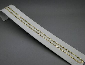 Zlatý plochý řetízek - 1