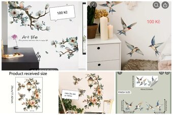 Samolepka na zeď -skříň