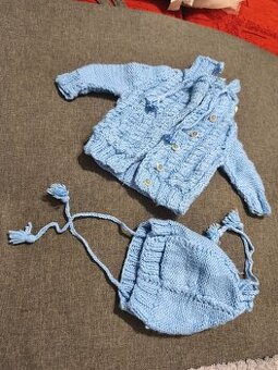 Set svetřík a čepička pro miminko