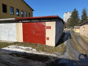 Pronájem garáže Polička – elektřina, suchá, dobrý stav