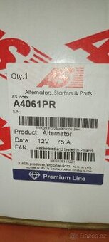 Alternátor A4061PR pro Smart fotwo