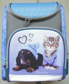 Školní batoh pro holčičku se zvířátky - 1