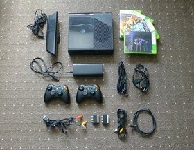 Konzole - Xbox 360 E - 250 GB + Kinect + 4 hry