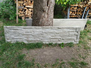 Betonové plotové desky 200x50 cm