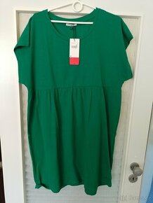 Nové zelené bavlněné šaty vel 46