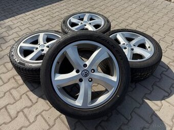 4x al kola 5x120 18 + pneu letní 255/45 R18
