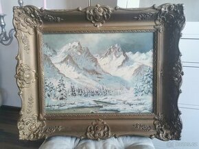 Krásny obraz Lászlo Neogrády Tatry