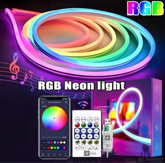 LED RGB Neónová světelná páska