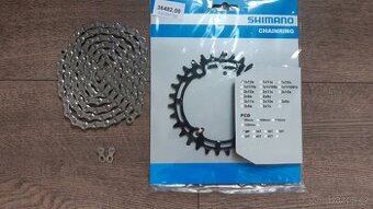 Převodník + řetěz shimano