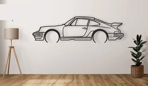 Porsche 911 930 Turbo kovový obraz 150cm