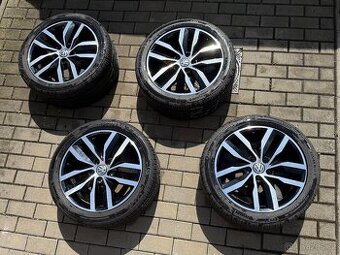 Originální ALU kola VW Madrid R17 5x112 + letní pneu 225/45/