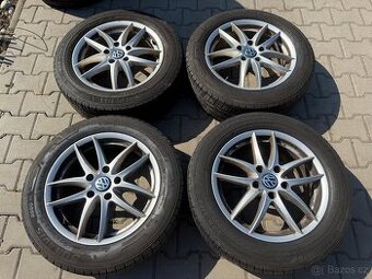 4x al kola 5x120 17 + pneu letní 215/60 R17C