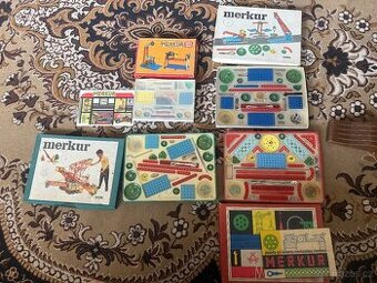 4 X retro stavebnice merkur - 1
