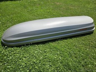 STŘEŠNÍ BOX, RAKEV KAMEI CORVARA + PŘÍČNÍKY THULE ŠKODA