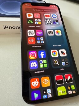 Apple iPhone 12 – 64 GB - Černý - Velmi dobrý stav