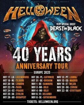 Helloween, Praha, 24.10 2025