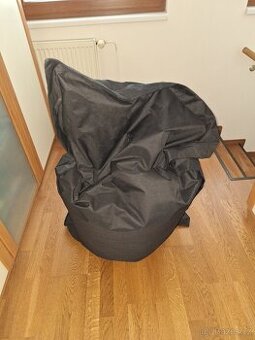 Černý sedací pytel