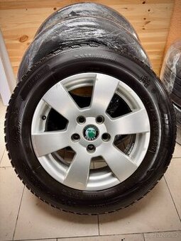 Originální alu kola Škoda 15” (zimní gumy)