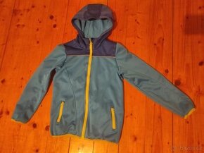 Softshellová bunda s kapucí, vel. 134-140.
