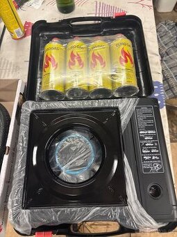 Plynový vařič s korejskou pánví