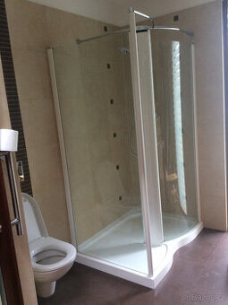 Sprchový kout Jacuzzi J-Tower Walk-in 120x90cm