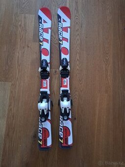 Dětské lyže Atomic Race 100 cm + přezkáče Dalbello 19,5 cm