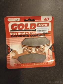 Brzdové destičky goldfren 033 ad