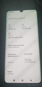Prodám Xiaomi Mi Note 10 - 1