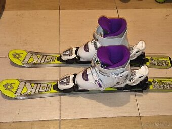 Dětské lyže 80cm + boty
