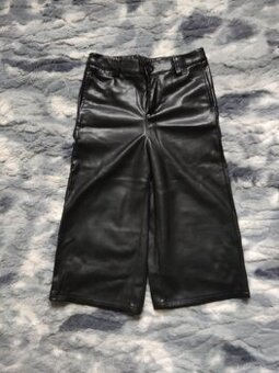 Dívčí koženkové kalhoty