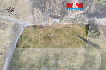 Prodej stavebního pozemku, 1026 m², Popovičky