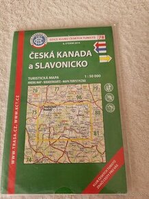 Turistická mapa Česká Kanada