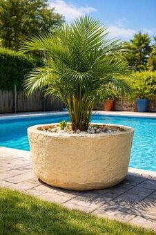 XXXL květináč – průměr 150 cm | designový kousek k bazénu