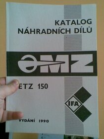 Originální katalog náhradních dílů na MZ 150 ETZ