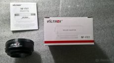 VILTROX adaptér pro objektiv NIKON NF-FX 1 tělo Fujifilm