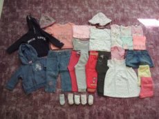 Balík oblečení pro holčičku 86 - jarní,letní - 1