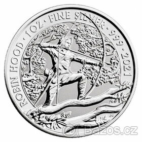 1 oz stříbrná mince Mýty a legendy Robin Hood 2021