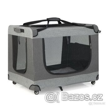Přenosný box pro mazlíčky na kolečkách - 1