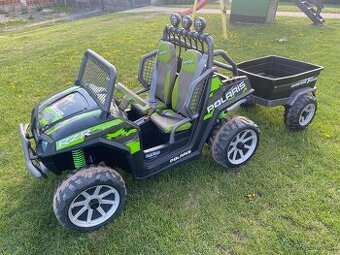 Elektrické auto + přívěs Peg-Pérego 24v