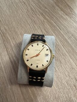 Prodám hodinky PRIM ELEGANT 1981 zlacené 18 karátů