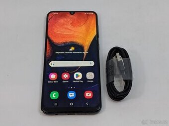 Samsung Galaxy A50 4/128gb black. Záruka 6 měsíců.