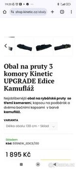 Obal na pruty +batoh