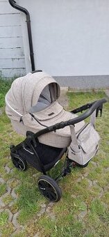 Kočárek Noordi Fjordy II, 2v1, barva melange sand