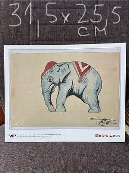 Lego 5005997 VIP- Plakat/Poster Akvarel slona